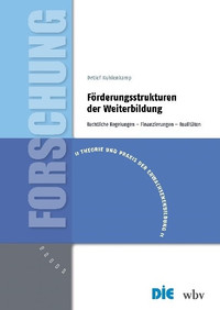 Cover Förderungsstrukturen der Weiterbildung