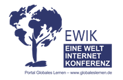 Das Bild zeigt das Logo der Eine Welt Internet Konferenz EWIK.