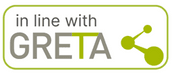 Logo "in line with GRETA"