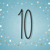 Adventskalender 2018 10 Sternenkranz mit Ziffer 10