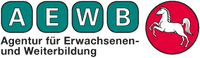 Das Bild zeigt das Logo der AEWB Niedersachsen.