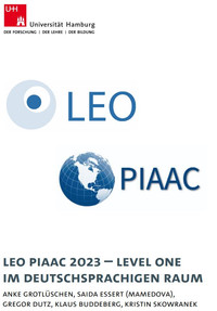 Cover der Publikation LEO PIAAC 2023 – LEVEL ONE IM DEUTSCHSPRACHIGEN RAUM Cover der Publikation LEO PIAAC 2023 – LEVEL ONE IM DEUTSCHSPRACHIGEN RAUM