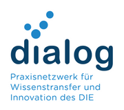 Das Bild zeigt das Logo des DIALOG-Praxisnetzwerkes des DIE.