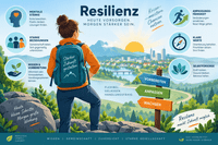 Resilienz wird definiert als Fähigkeit, positiv mit etwas umzugehen und sich von Rückschlägen, Unsicherheit und Konflikten nicht unterkriegen zu lassen sowie mit positiven Veränderungen wie Beförderungen oder gestiegener Verantwortung zurechtzukommen. Schien Resilienz in den 2010er Jahren  vielleicht wegen seiner akademischen Abstraktheit nicht attraktiv für die Bildungsarbeit (vgl. Käpplinger & Dietz 2021, S. 133), finden sich nun, im Oktober 2026, bereits über 1400  Angebote im VHS -Kursfinder,.