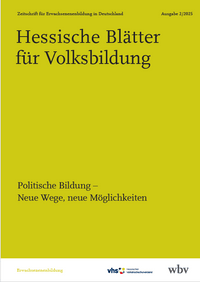 Cover der Hessischen Blätter für Volksbildung