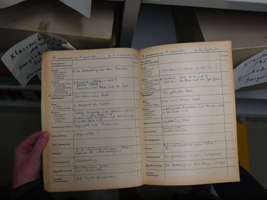 Altes Klassenbuch aus Herne Altes Klassenbuch aus Herne