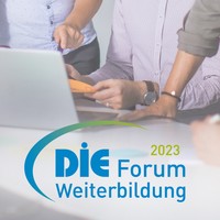 Das Bild zeigt das Logo des DIE-Forum 2023