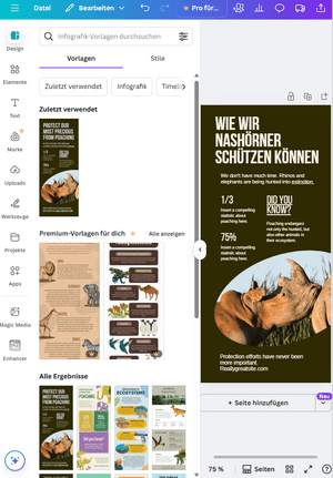 Layout anpassen