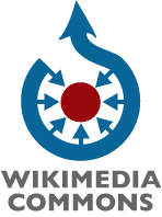 Das Bild zeigt das Logo von Wikimedia Commons