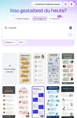 Suchleiste in Canva Suchleiste in Canva