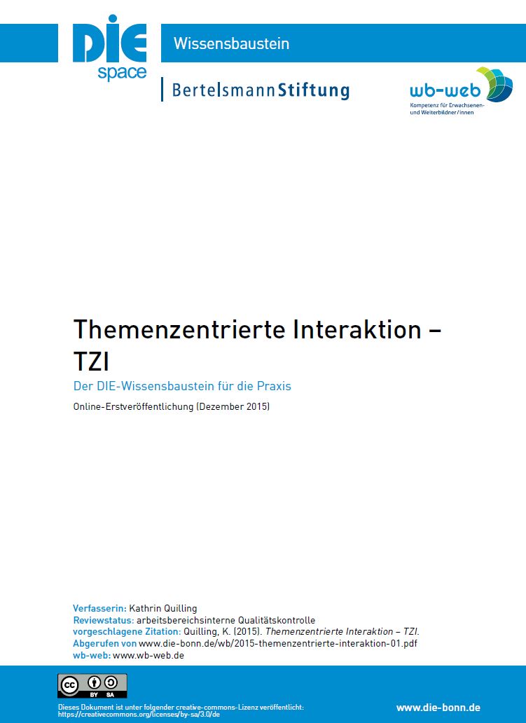 Download Wissensbaustein Themenzentrierte Interaktion