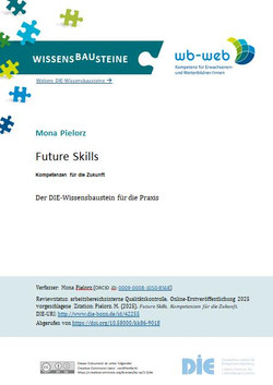 Das Cover des Wissensbausteins "Future Skills" ist hier abgebildet.