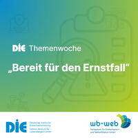 Das Bild zeigt die Veranstaltungsankündigung des dialog digitalisierung#15 mit dem Thema "Von der Zielscheibe zum Schutzschild: Cybersicherheit im Bildungsalltag"