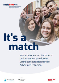 Cover der Publikation "it's a match – Kooperationen mit Kammern und Innungen entwickeln.