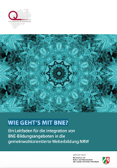 Cover vom Leitfaden "WIE GEHT'S MIT BNE?"
