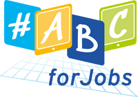 Das Logo des Projekts zeigt dessen Namen #ABC for Jobs